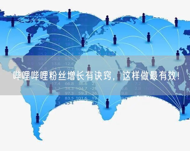 哔哩哔哩粉丝增长有诀窍，这样做最有效！