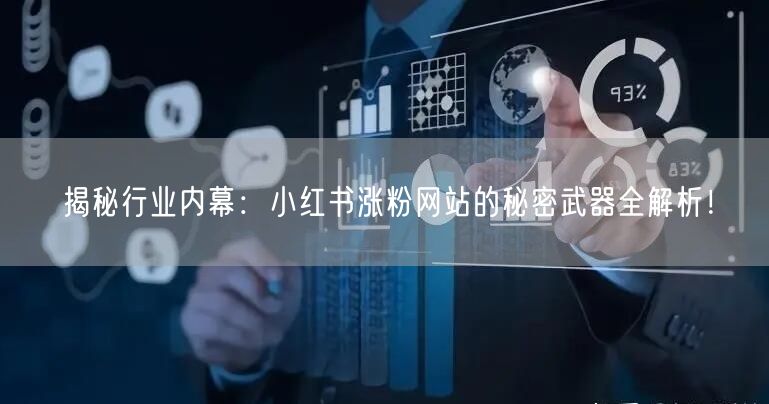 揭秘行业内幕：小红书涨粉网站的秘密武器全解析！